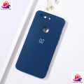For OnePlus 5T Logo Heavy Strong Liquid Silicone Back Cover Soft Gel Rubber Shockproof Cover For OnePlus 5T Phone Case. 