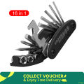 Bike Repair Tool Kit 16 in 1 Portable Socket Multipurpose Wrench Bicycle Multi Tool - সাইকেল.