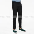 Men Black Regular Fit Gabardine Pant - প্যান্ট ছেলেদের.