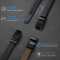 DOOPAI Men Leather Belt Metal Automatic Buckle Ratchet Cowskin Belts for Jeans Genuine Leather Strap Belts for Men Pants Wearhouse. 