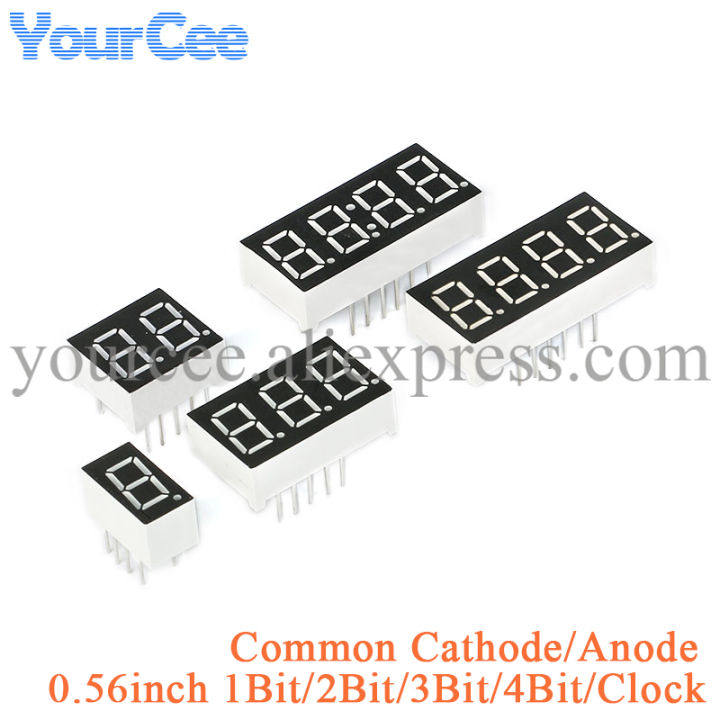 Led 4 Bit Digit 5pcs 0.56inch LED Display 7 Segment 1 Bit/2 Bit/3 Bit/4 Bit Clock Digit ...