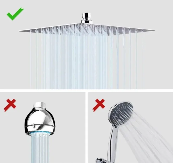 6"%20Stainless%20Steel%20Square%20Rain%20Shower%20Head%20Ultra%20Thin%20/%206"%20Rain%20Shower%20For%20Bathroom%20-%20Image%206