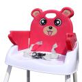 Children's High Chair Baby 4-in-1 Dining Chair Seat Foldable with Tray Height Adjustable. 