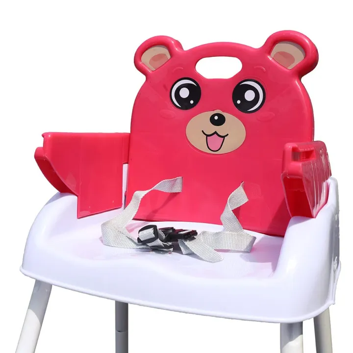 Children's%20High%20Chair%20Baby%204-in-1%20Dining%20Chair%20Seat%20Foldable%20with%20Tray%20Height%20Adjustable%20-%20Image%205