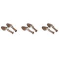 3 Pair of Adjustable Plastic Shoe Trees for Men UK Size 6-13---Brown. 