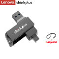 【Clearance】 Thinkplus 3.1 TypeC OTG USB Flash Drive 32GB 64GB 128GB 256GB 512GB Pendrive Pen Drive Stick Disk Key Memory for Lenovo MU251. 