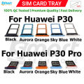 For Huawei P30/ P30 Pro Sim Tray Micro SD Card Slot with Sim Ejector Pin Replacement Part. 