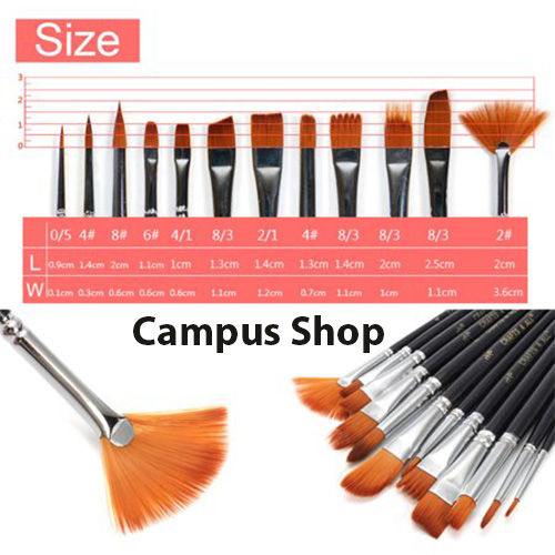 12pcs%20Artist%20Paint%20Brush%20Set%20Watercolour%20Acrylic%20Nylon%20Hair%20Painting%20Supply%20-%20Image%203