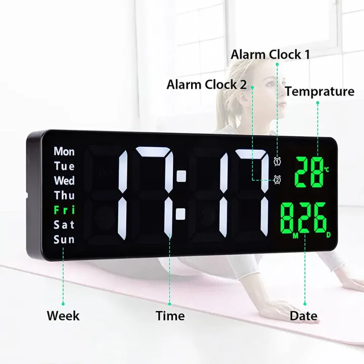 Electronic%20Clock%20Home%20Decoration%20Wall%20Clock%20LED%20Digital%20Temperature%20Date%20Display%20Alarm%20Clock%20Large%20-%20Image%208