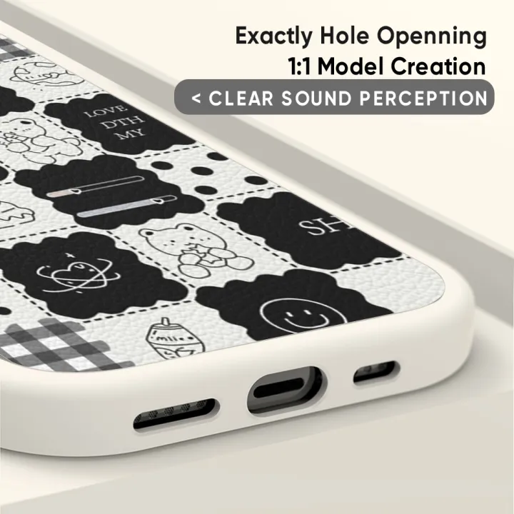 FINDWORLD%20for%20iPhone%206%20Plus/6S%20Plus%20Cartoon%20Cute%20Bears%20Lambskin%20Texture%20Soft%20Silicone%20PU%20Leather%20Back%20Cover%20Phone%20Case%20-%20Image%208