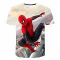 children t shirts fashion spider-man boys t shirt Marvel children t-shirt 2023 summer baby boys girls children 3D clothes kids. 