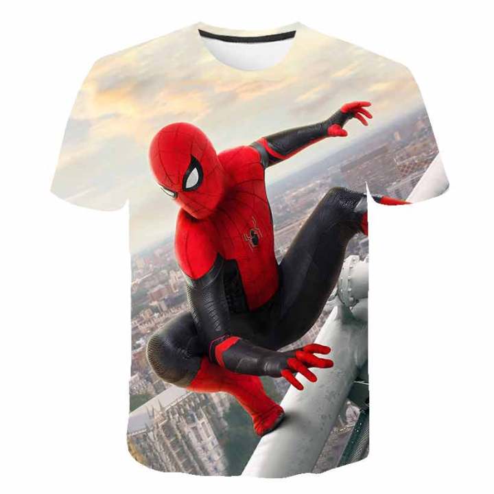 children%20t%20shirts%20fashion%20spider-man%20boys%20t%20shirt%20Marvel%20children%20t-shirt%202023%20summer%20baby%20boys%20girls%20children%203D%20clothes%20kids%20-%20Image%205
