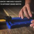 OUMERY Upgraded Featherboard Safety Device Stackable Feather Board Fits Most Standard , T-Slots, T-Rails on Table Saws,Blue. 