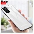 Glass Back Cover for Oppo F19 Pro White.