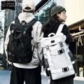 Trend Cool Street Travel Backpack Men School Backpacks for Teenager College Style Backpack for Boys Fashion Men's Skateboard Bag.