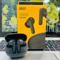 QCY HT15 ANC Earbuds 45dB Active Noise Cancellation, 6mic Ai-based ENC for Call, Premium Leather Texture Design, 10mm Woolen-paper Bio-diagram Driver for best Sound quality Wireless TWS Earbuds.