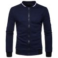 KB New High Quality Plush Zip stand collar casua Jacket Men's Street Windbreaker Coat Men Hot Casual Outer Wear Thick.