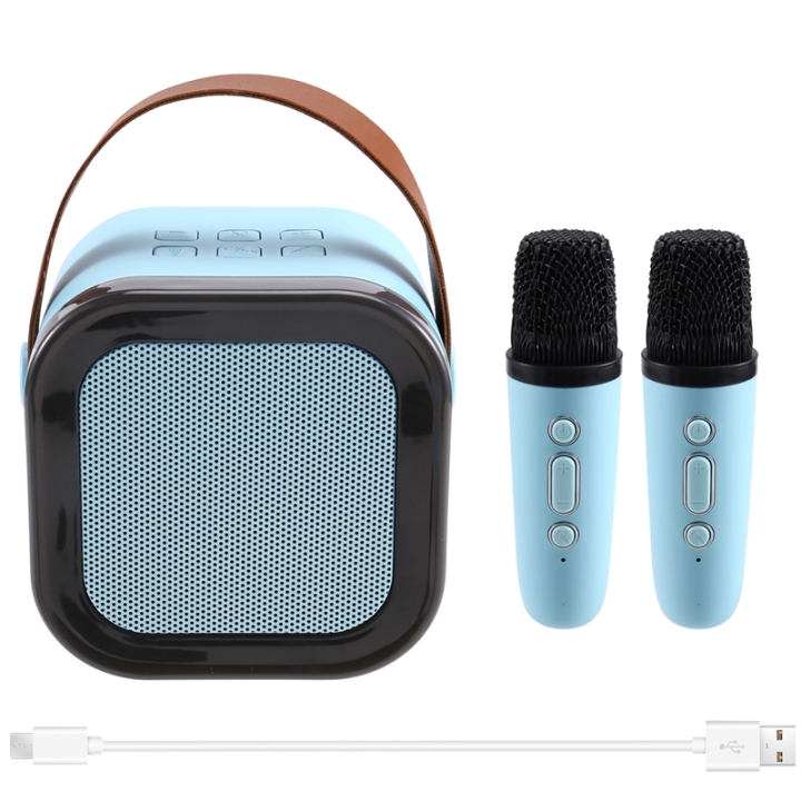 K12 Portable Music Player Wireless Bluetooth Speaker with 2 Microphone ...