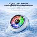Memo CX20 Magnetic Semiconductor Phone Cooler - RGB Radiator Cooling Fan for Gaming. 