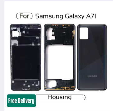 Full Body Housing for Samsung Galaxy A71 (LCD Frame Panel,Middle Frame and Back Panel)