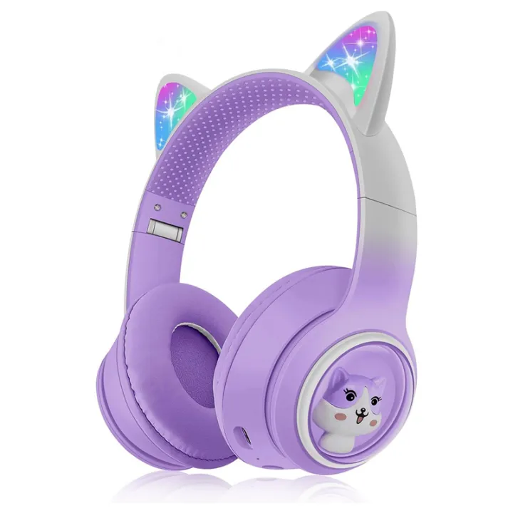 Foldable%20Wireless%20Headphones%20over%20Ear%20Headphone%20Cat%20Ears%20Game%20Headset%20for%20Phone%20with%20LED%20Light%20-%20Image%202