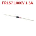 15Pcs - FR157 Diode 1000V 1.5A FR157 General Purpose Rectifier Diode FR157 Axial Diode DO-15 Package 2 Pin Leads 1.5A Diode. 