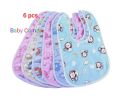 Baby Cotton bib 6 pcs (Multicolor)China.