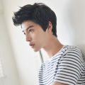 （NEW）Wig Handsome Men's Short Hair Plane Head Artificial Fiber Hair Cover Lightweight. 