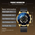 Men's Casual Luxury Watch Stainless Steel Mesh Belt Quartz Watch with Calendar. 