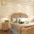 Luxury White Damask 3d Stereoscopic Embossed Wallpaper non woven Wall Paper Roll Bedroom Living Room Wall Cover Blue Cream Pink.