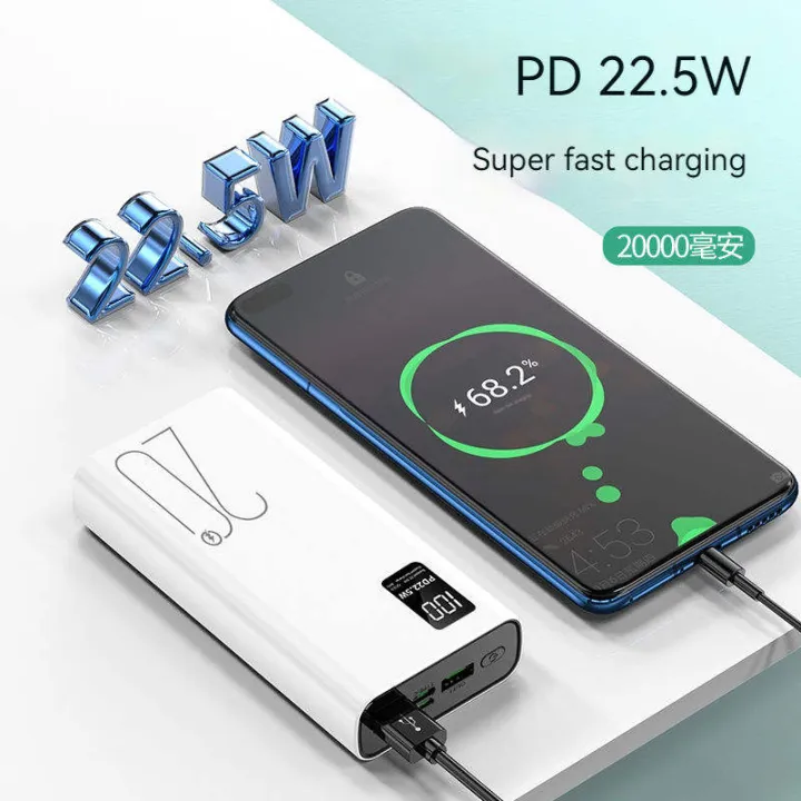 UPMAX%2010000mAh%20Power%20Bank%20with%20LED%20Display,%20PD20W+QC3.0%20Fast%20Charging,%20Dual/3%20USB%20Ports%20-%20Black%20-%20Image%204