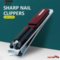 OMUDA Premium Stainless Steel Toenail/Fingernail Clipper/Nail Nipper Set For Thick Nails, Professional Nail Cutter A3001-35 Random Color. 