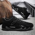 High-quality Leather Men's Shoes New Breathable Men's Platform Sneakers.