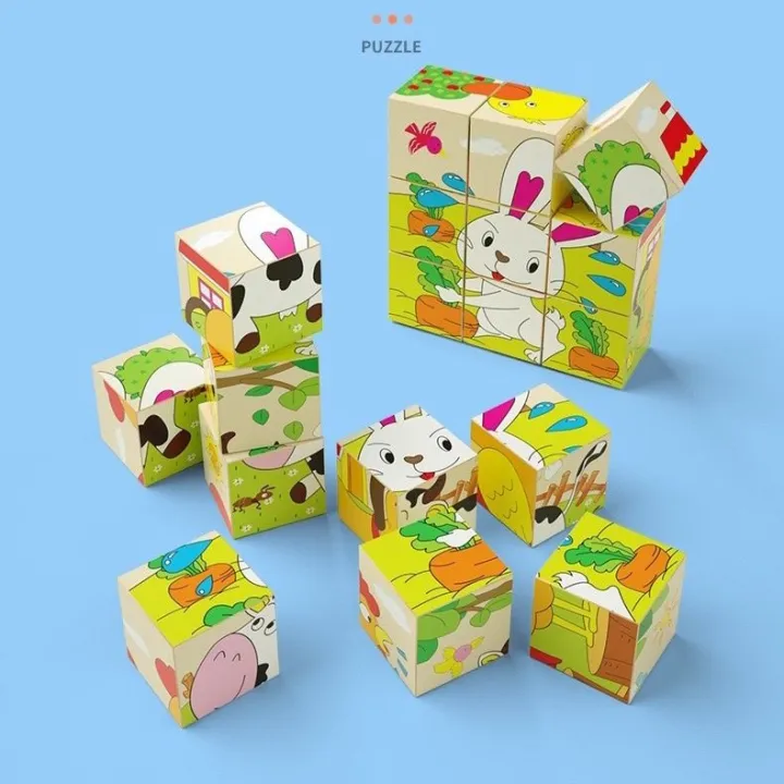 Children's%20Early%20Education%20Intelligence%20Toys%20Wooden%20Six-sided%20Painting%20Puzzle%20Baby%20Puzzle%20Building%20Blocks%20Baby%20Wooden%20-%20Image%202