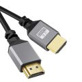 4K 60HZ Micro mini HDMI TO HDMI Coiled Extension Flexible Spiral Cable Male to Male Plug Cable HDMI-Compatible For Computer PC. 