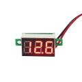 【Alizeker Mall】Mini Size Panel Voltage 3-Digital Adjustment Voltmeter 3-Digital LCD Display Adjustment Voltmeter 200ms OF time.