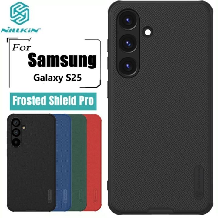 Nillkin [ Galaxy S25 ] Super Frosted Shield Pro Matte cover case for Samsung Galaxy S25 Smart Phone Case Cover - Blacknillkin2