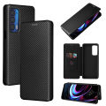 xprmy for Motorola Edge 2021 case carbon Fiber Magnetic Flip Wallet ShockProof Phone Case. 