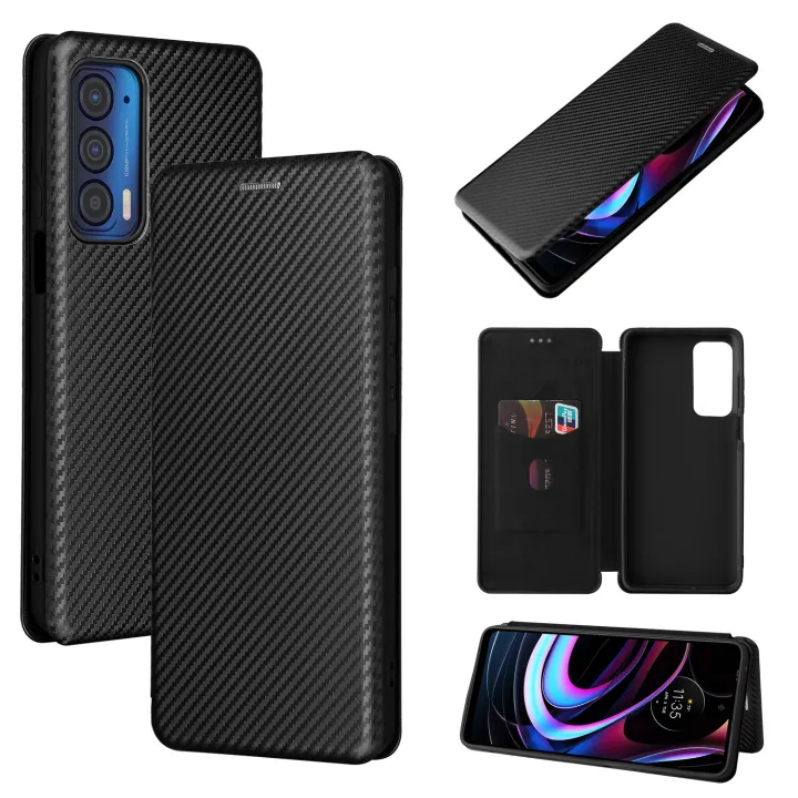 xprmy%20for%20Motorola%20Edge%202021%20case%20carbon%20Fiber%20Magnetic%20Flip%20Wallet%20ShockProof%20Phone%20Case%20-%20Image%202