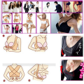 3X Ladies Women Adjustable Shoulder Back Posture Corrector Chest Brace Support Belt-Black-M.