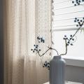 Useful Boho Windows Sheer Curtain with Tassel Home Decor Window Curtain Solid Color Easy to Install. 