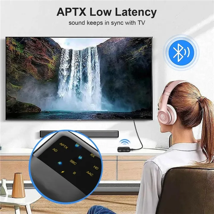 Aptx%20HD%20LL%20Low%20Latency%20Bluetooth%20Receiver%20Transmitter%20BT%205.2%20RCA%203.5mm%20Jack%20AUX%20Wireless%20Audio%20Adapter%20Handsfree%20Call%20For%20TV%20PC%20-%20Image%205