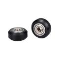 Black Cup Large - Plastic Pulley Pair for CNC Machine. 