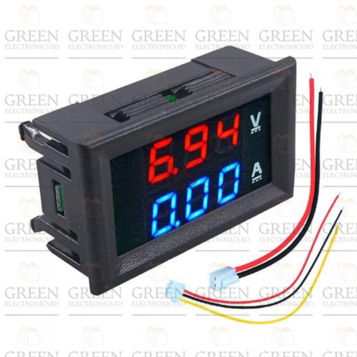 Dc 100v 10a ডিজিটাল ভোল্টমিটার এবং অ্যামিটার