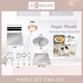 Stainless Steel Dalgona Korean Sugar Candy Making Tools Set Sugar Pie Game For Ppopgi Making Tool Set with durability.