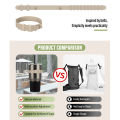 Water Bottle Handle Water Bottle Sling Carrier Holder With Strap Soft Durable Silicone Fits Stanley Cup Conbo.