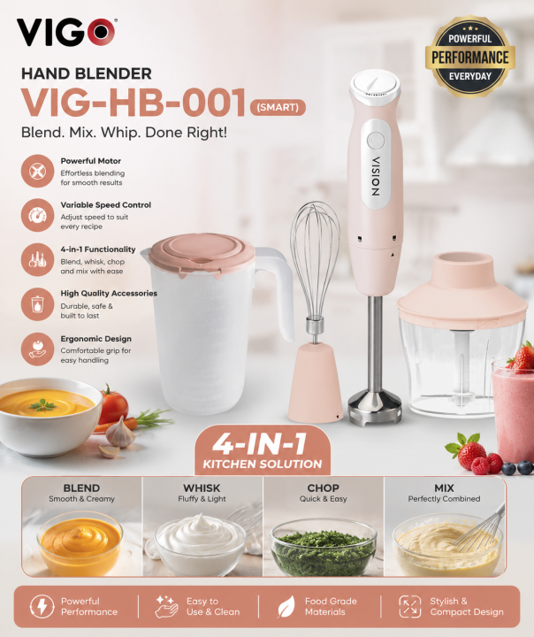Vigo%20VIG-HB-001%20Smart%20Hand%20Blender%204-in-1%20with%20Chopper,%20Whisk%20&%20Measuring%20Cup%20%7C%20Free%20Delivery%20-%20Image%202