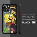Cute S-SpongeBob Phone Case for Apple iPhone 15 Pro Max 13 14 Plus 12 Mini 11 Pro XR 8 SE 7 6S XS MAX Matte Shockproof Cover. 