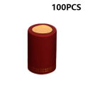 【Hot New Release】 100pcs Heat Shrink Bottle Heat Shrinkable Cap Shrink Film Wrap for Straight Mouth Bottle Eatop. 