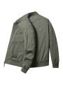 【Solo Yolo】Pilot Pure Cotton Coat Men's Spring and Autumn Loose plus Size Top Leisure Cargo Baseball Collar Men's Functional Jacket.